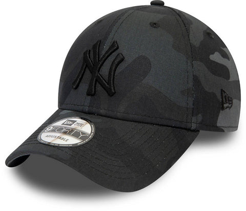 New York Yankees New Era Kids 9Forty Essential Midnight Camo Baseball Cap - lovemycap