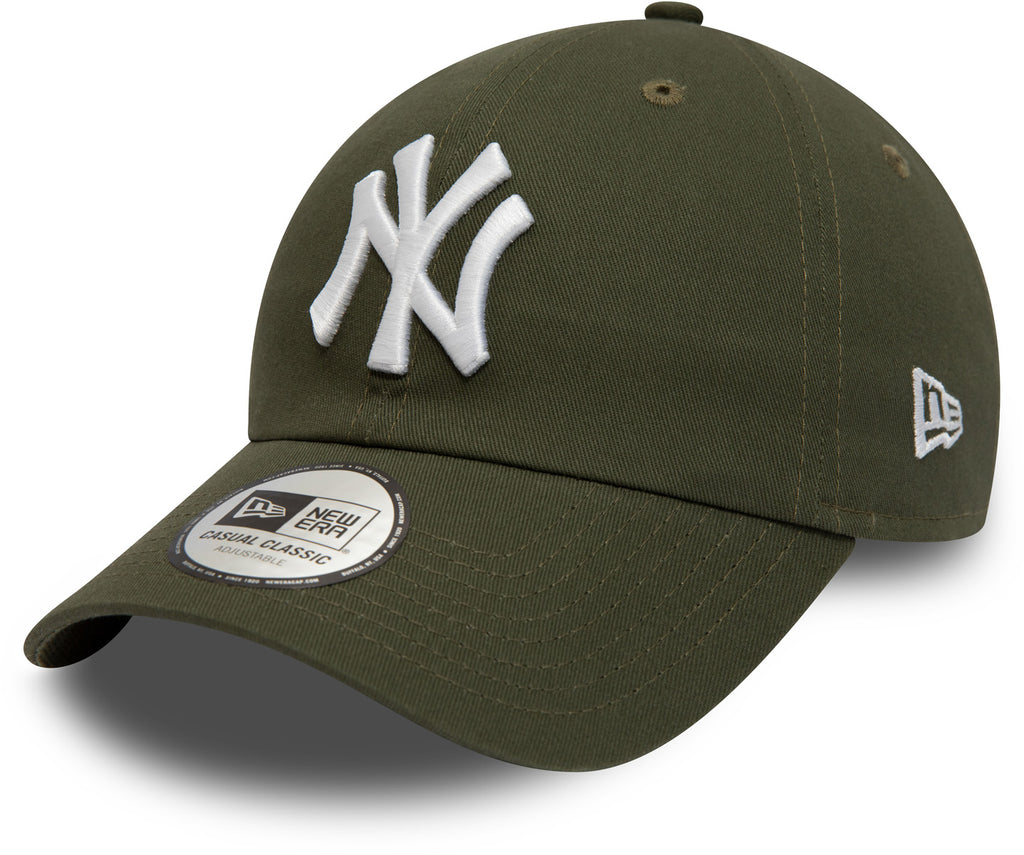 New york Yankees New Era 9Twenty League Essential Olive Baseball Cap - lovemycap