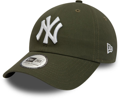 New york Yankees New Era 9Twenty League Essential Olive Baseball Cap - lovemycap