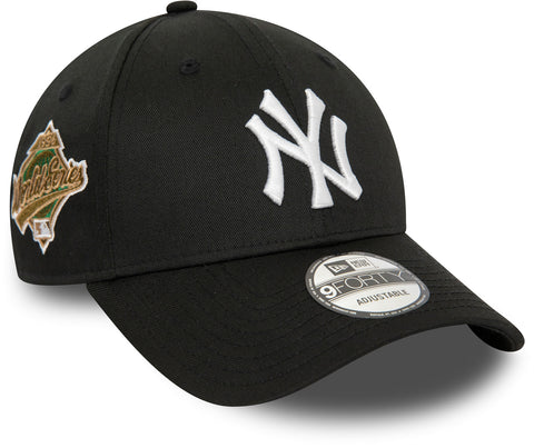 New York Yankees New Era 9Forty Vintage Patch Black Baseball Cap - lovemycap