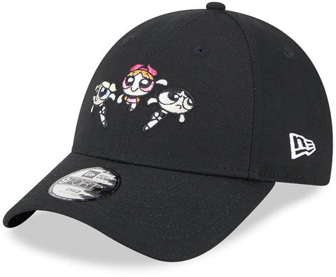 The Powerpuff Girls Kids New Era 9Forty Black Baseball Cap