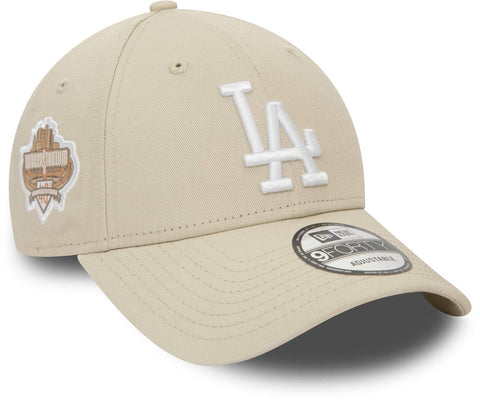 Los Angeles Dodgers New Era 9Forty Team Side Patch Stone Baseball Cap - lovemycap