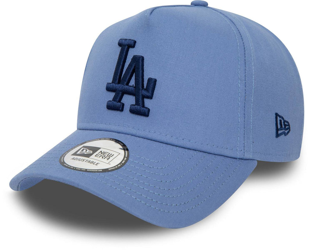 Los Angeles Dodgers New Era Seasonal E-Frame Blue Trucker Cap - lovemycap