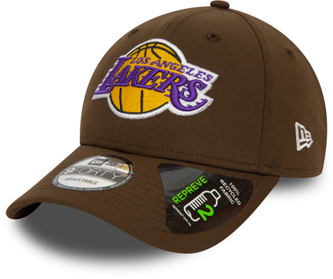 Los Angeles Lakers New Era 9Forty Repreve Walnut NBA Team Cap - lovemycap