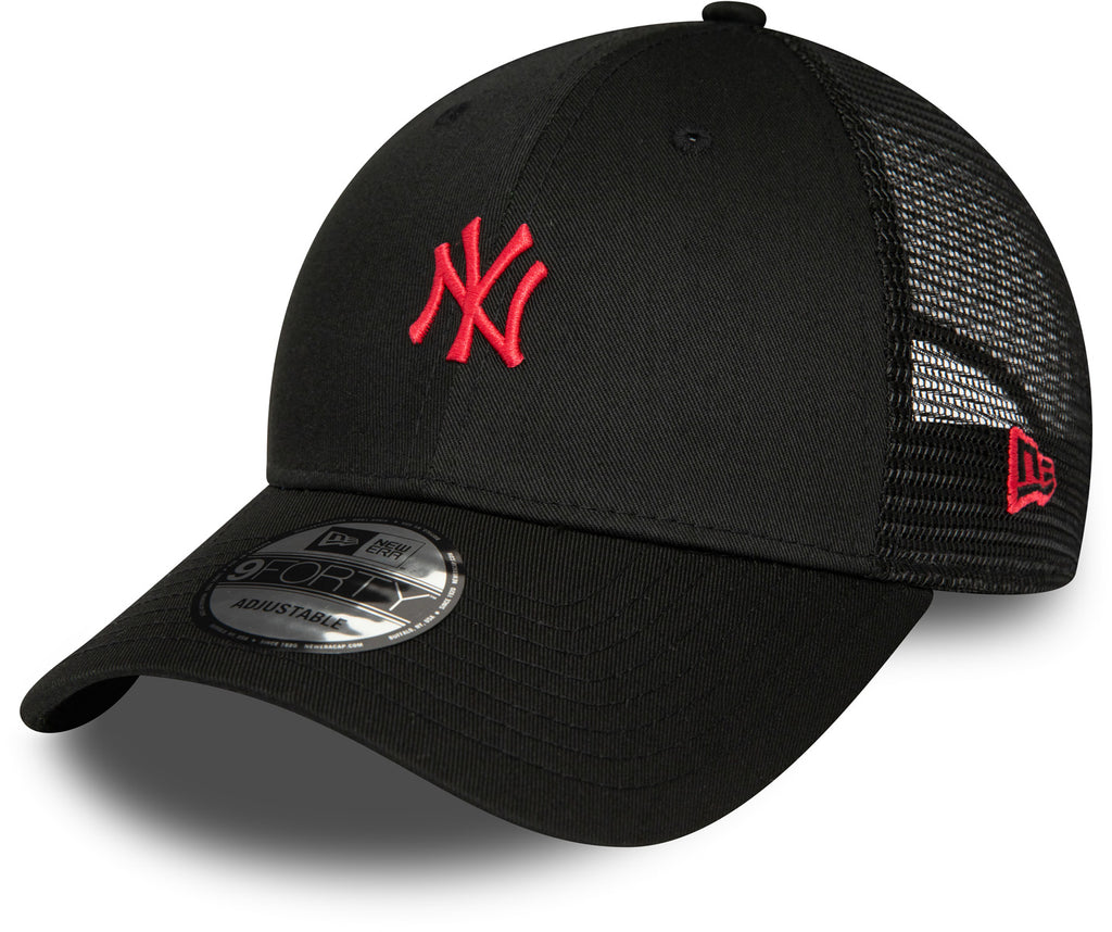 New York Yankees New Era 9Forty Home Field Black Trucker Cap - lovemycap