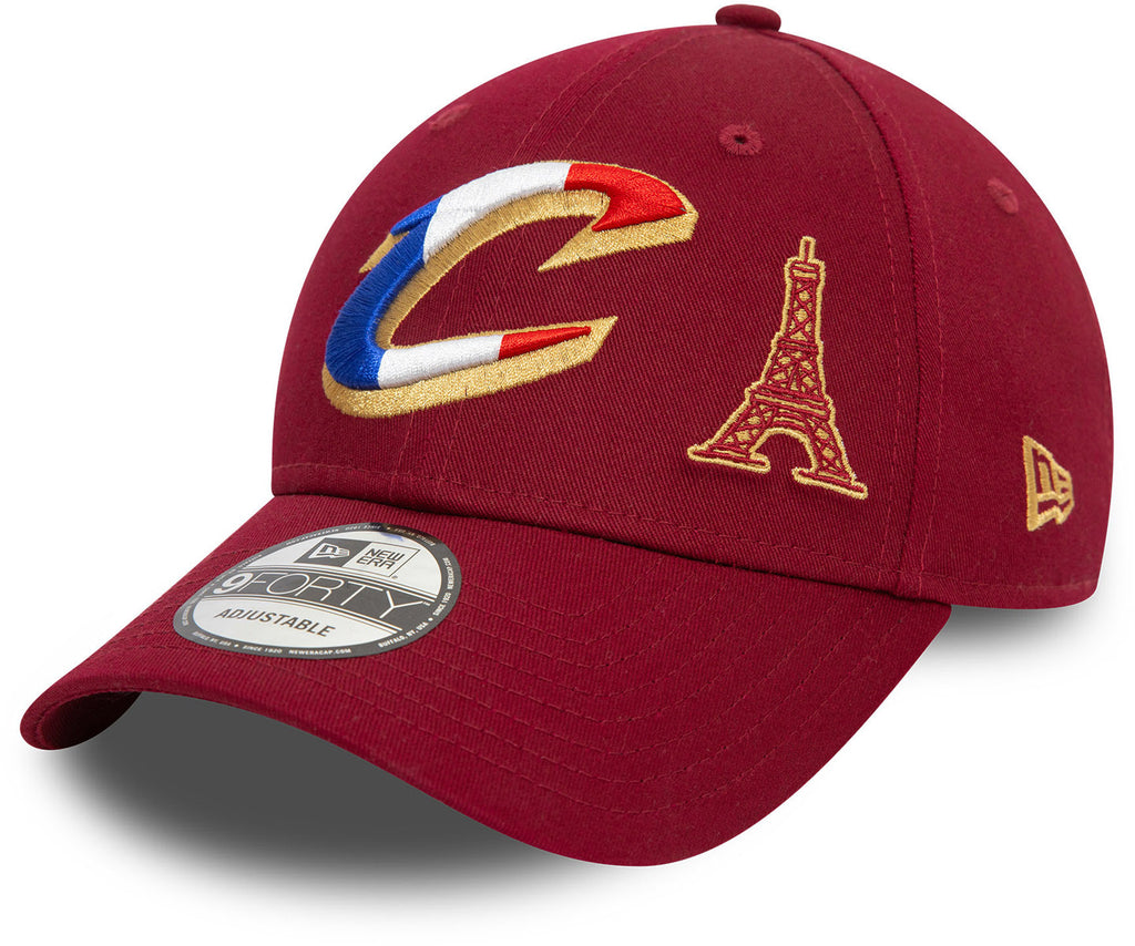 Cleveland Cavaliers New Era 9Forty NBA Paris Games 2024 Team Cap - lovemycap