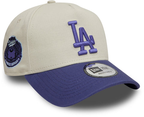 Los Angeles Dodgers New Era World Series Patch E-Frame Trucker Cap