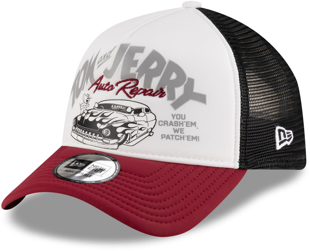 Tom & Jerry New Era 'Auto Repair' Trucker Cap