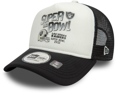 Las Vegas Raiders New Era Superbowl NFL Team Trucker Cap
