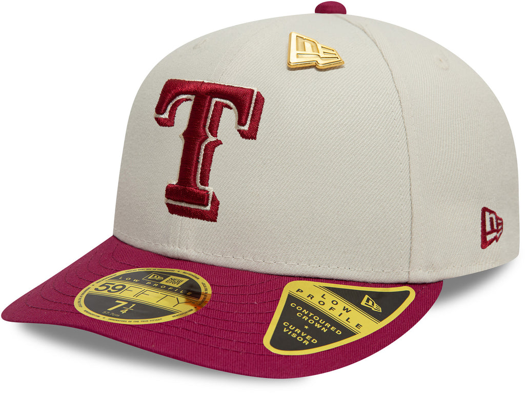 Texas Rangers New Era 59Fifty LP Pin Baseball Cap
