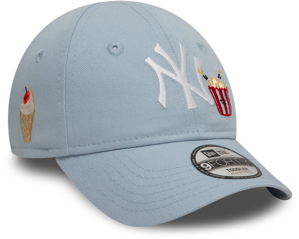 New York Yankees Toddler New Era 9Forty Icon Blue Baseball Cap(Age 2-4 Years) - pumpheadgear, baseball caps