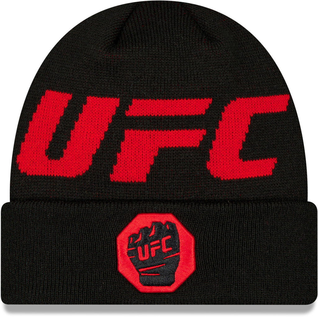 UFC New Era Core Cuff Knit Black Beanie
