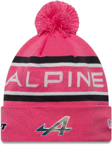 Alpine F1 New Era Team Cuff Knit Bobble Hat