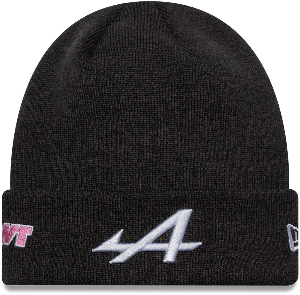 Alpine F1 New Era Polyana Cuff Knit Black Beanie