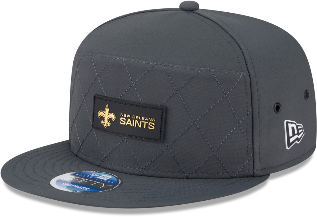 Gorra del equipo Baltimore Ravens NFL 2023 Sideline New Era 9Forty Stretch Snap gris