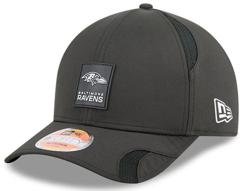 Baltimore Ravens NFL Sideline 2025 New Era 9Forty M-Crown Black Team Cap