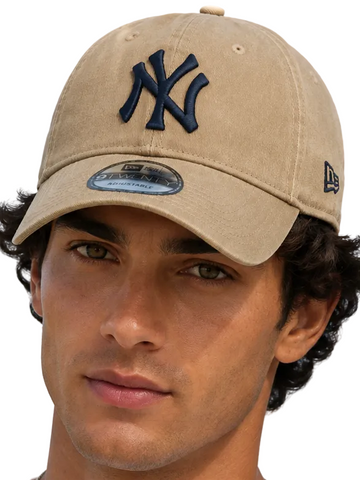 New York Yankees New Era 9Twenty MLB Core Classic Khaki Baseball Cap