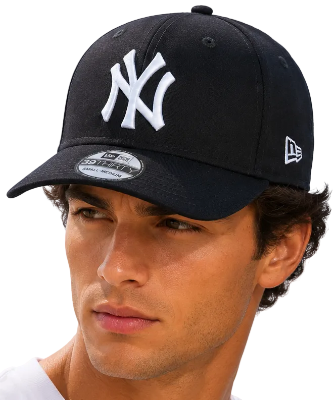 New York Yankees New Era 39Thirty League Basic Navy Stretch Baseball Cap