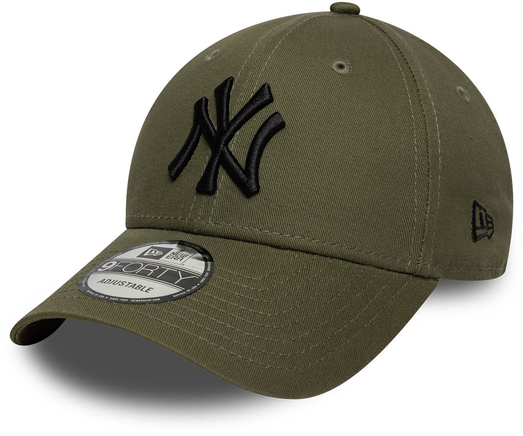 new york yankees oliveGreen baseball cap with black logo