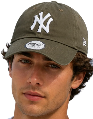 New Era New York Yankees 9Twenty League Essential Olive Baseball Cap