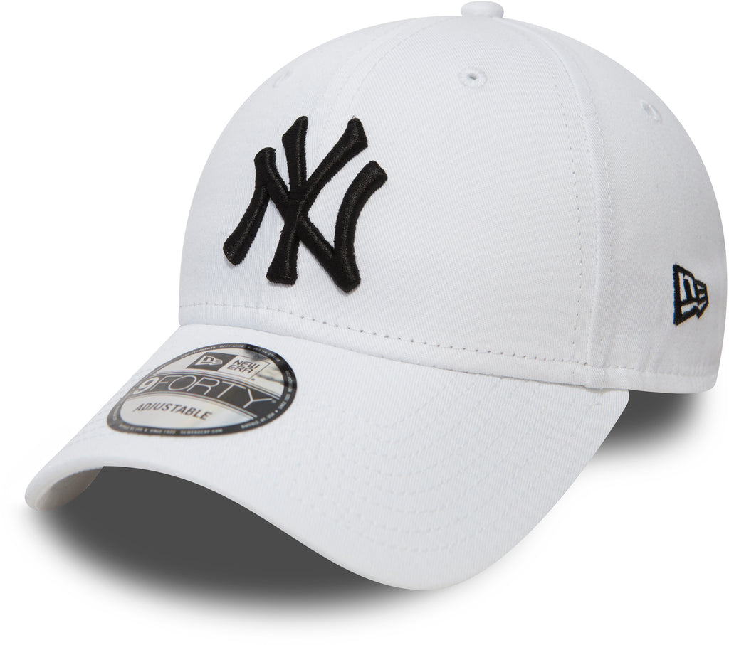 New York Yankees New Era 9Forty League Basic White Baseball Cap