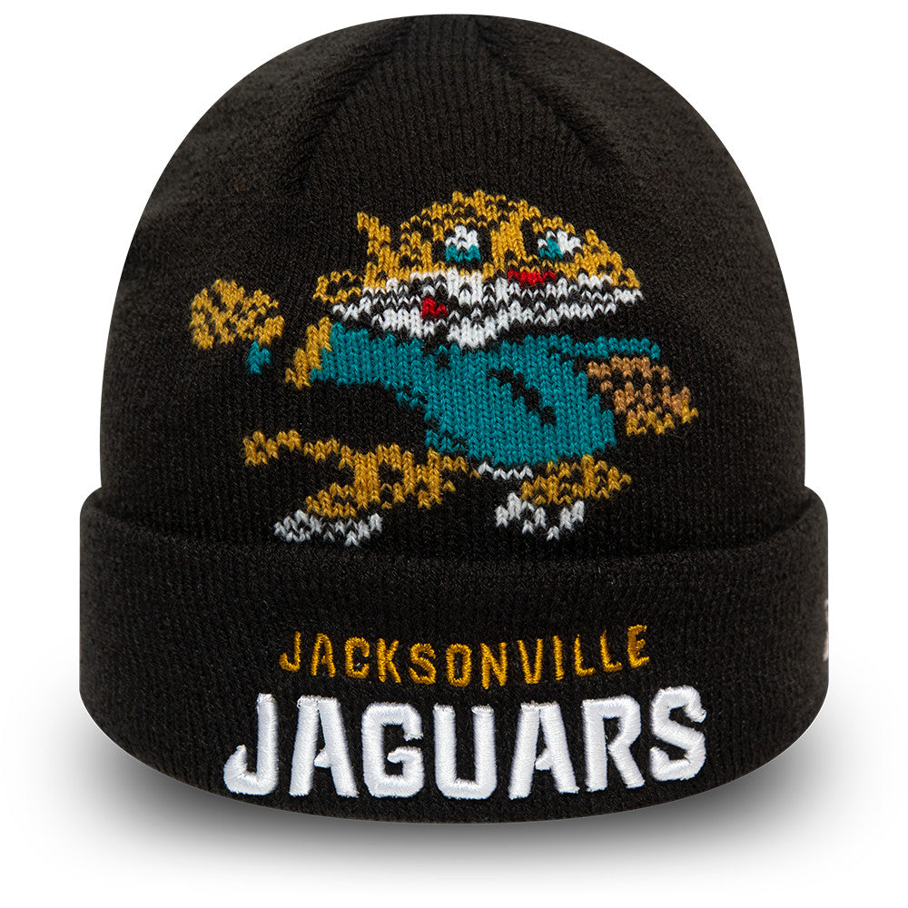 Jacksonville Jaguars New Era Infant Mascot NFL Knit Beanie (0 - 2 years) - pumpheadgear, baseball caps