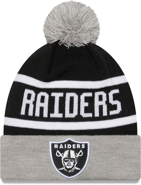 Oakland raiders bobble hat Clearance