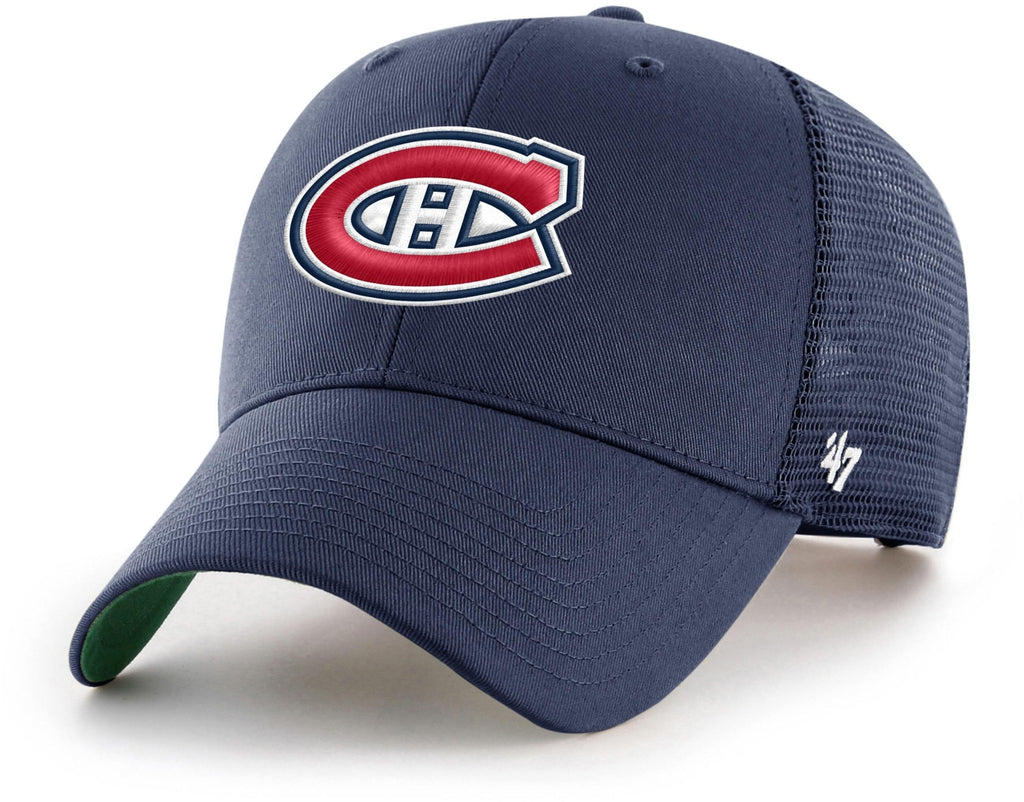 Montreal Canadiens 47 Brand Branson MVP Navy NHL Trucker Cap - lovemycap