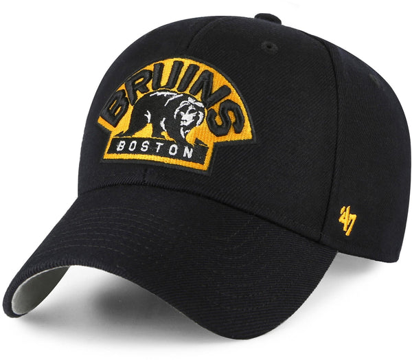 Boston Bruins 47 Brand MVP NHL Team Camel Snapback Cap