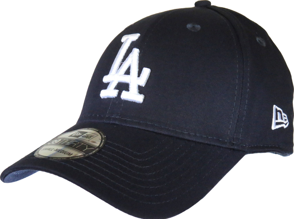 New Era 3930 League Basic LA Dodgers Stretch Fit Baseball Cap - pumpheadgear, baseball caps