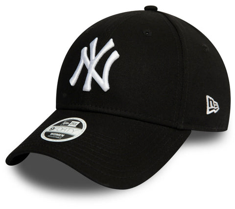 Womens New York Yankees New Era 9Forty Essential Black Baseball Cap - lovemycap