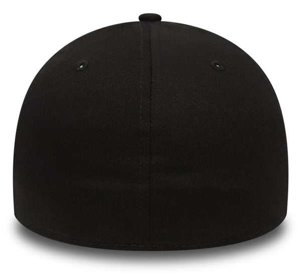 New York Yankees New Era 39Thirty League Basic All Black Stretch Baseball Cap - lovemycap