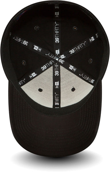 New York Yankees New Era 39Thirty League Basic All Black Stretch Baseball Cap - lovemycap