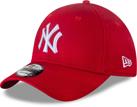 New York Yankees New Era 9Forty League Basic Scarlet Baseball Cap - lovemycap