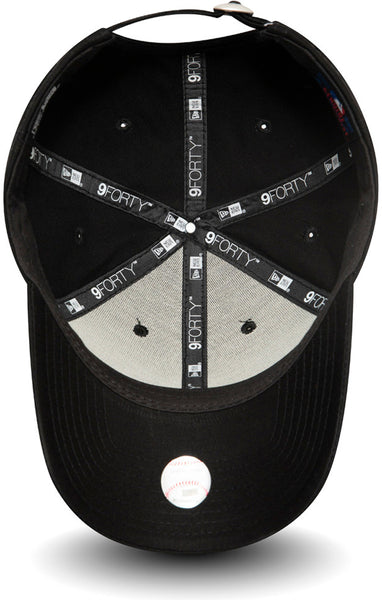 Los Angeles Dodgers New Era 9Forty League Basic All Black Baseball Cap - pumpheadgear, baseball caps