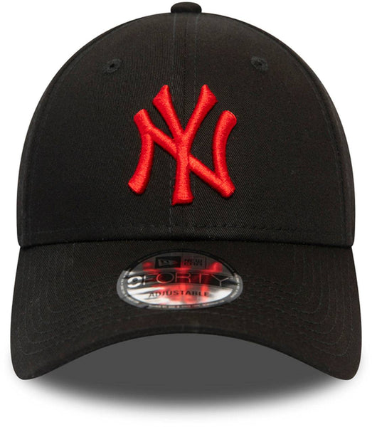 New York Yankees New Era 9Forty League Essential Black Baseball Cap - lovemycap