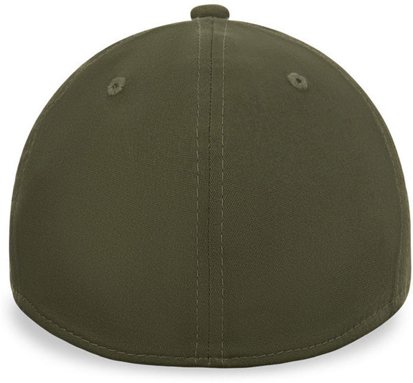 New York Yankees New Era 39Thirty League Essential Olive Stretch Fit Baseball Cap - pumpheadgear, baseball caps