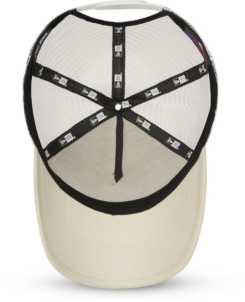 New York Yankees New Era League Essential A-Frame Stone Trucker Cap - pumpheadgear, baseball caps