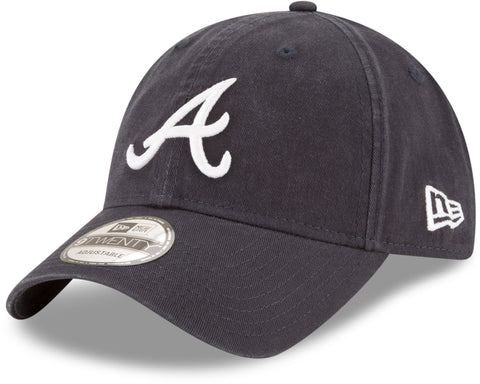 Atlanta Braves New Era 9Twenty MLB Core Classic Navy Baseball Cap - lovemycap