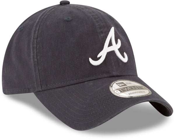 Atlanta Braves New Era 9Twenty MLB Core Classic Navy Baseball Cap - lovemycap