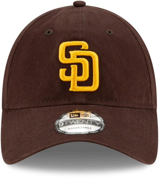 San Diego Padres New Era 9Twenty MLB Core Classic Brown Baseball Cap