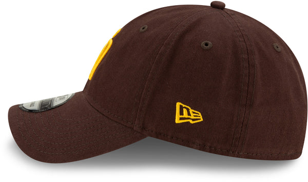 San Diego Padres New Era 9Twenty MLB Core Classic Brown Baseball Cap