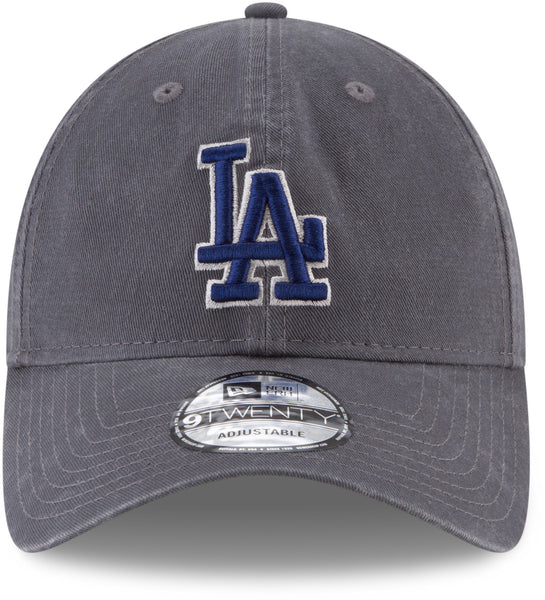 Los Angeles Dodgers New Era 9Twenty MLB Core Classic Graphite Baseball Cap - lovemycap