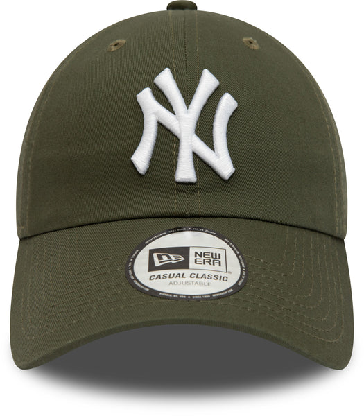 New york Yankees New Era 9Twenty League Essential Olive Baseball Cap - lovemycap
