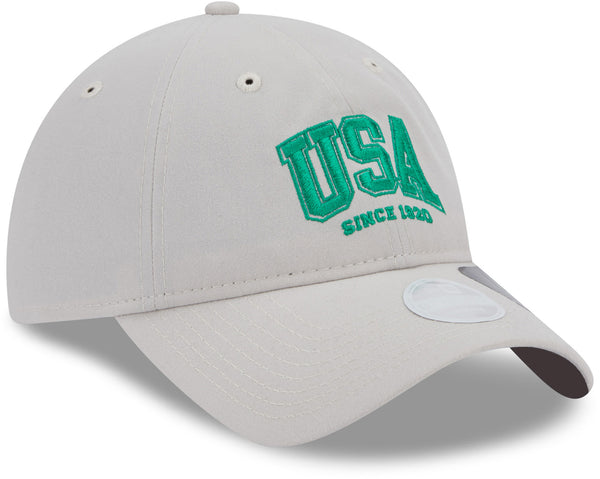 Womens New Era 9Twenty Repreve USA Stone Baseball Cap - lovemycap