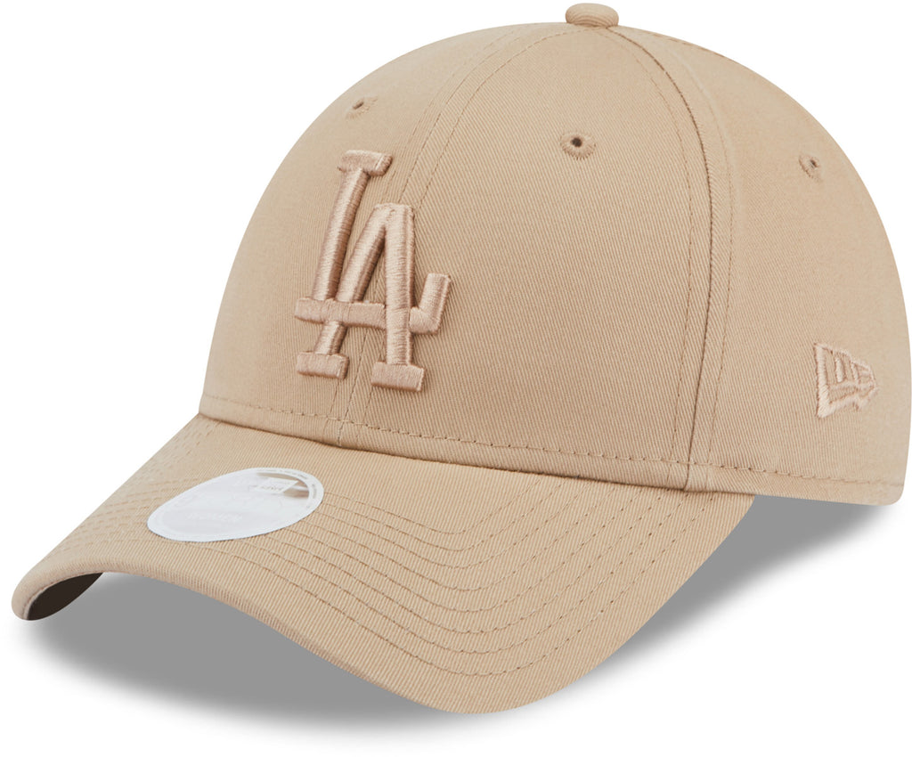 Womens Los Angeles Dodgers New Era 9Forty Essential Camel Baseball Cap - lovemycap