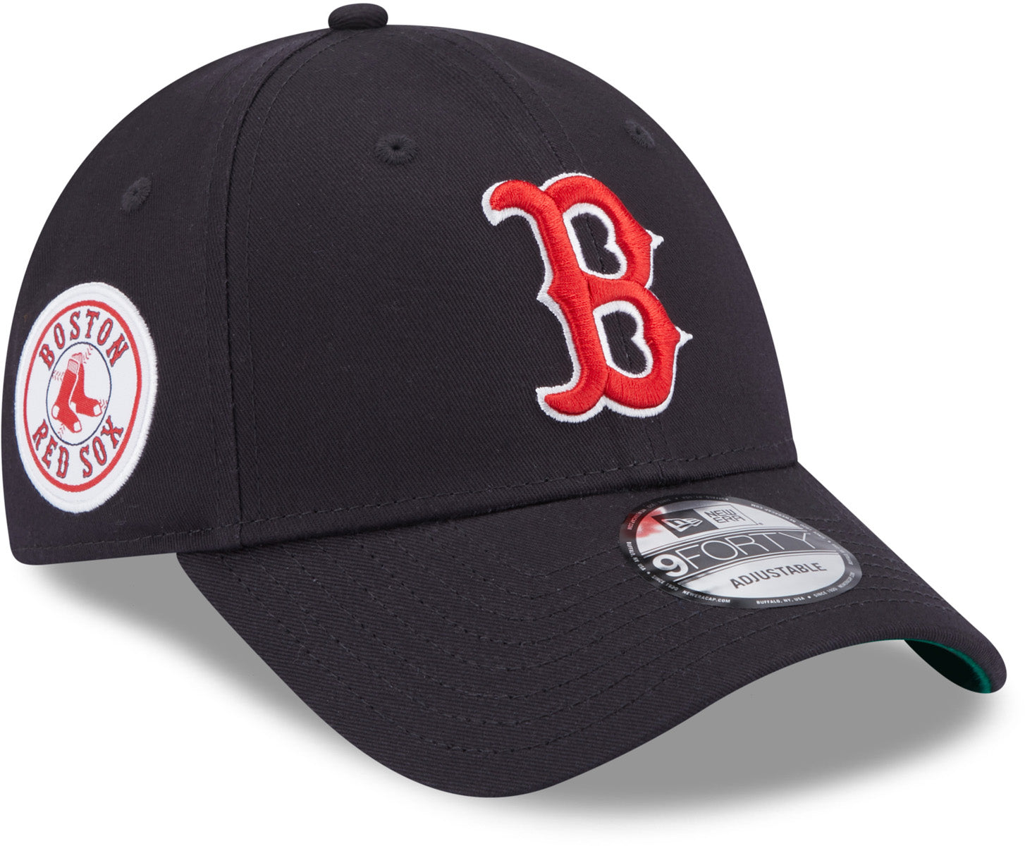 Boston Red Sox New Era 9Forty MLB Team Side Patch Baseball Cap
