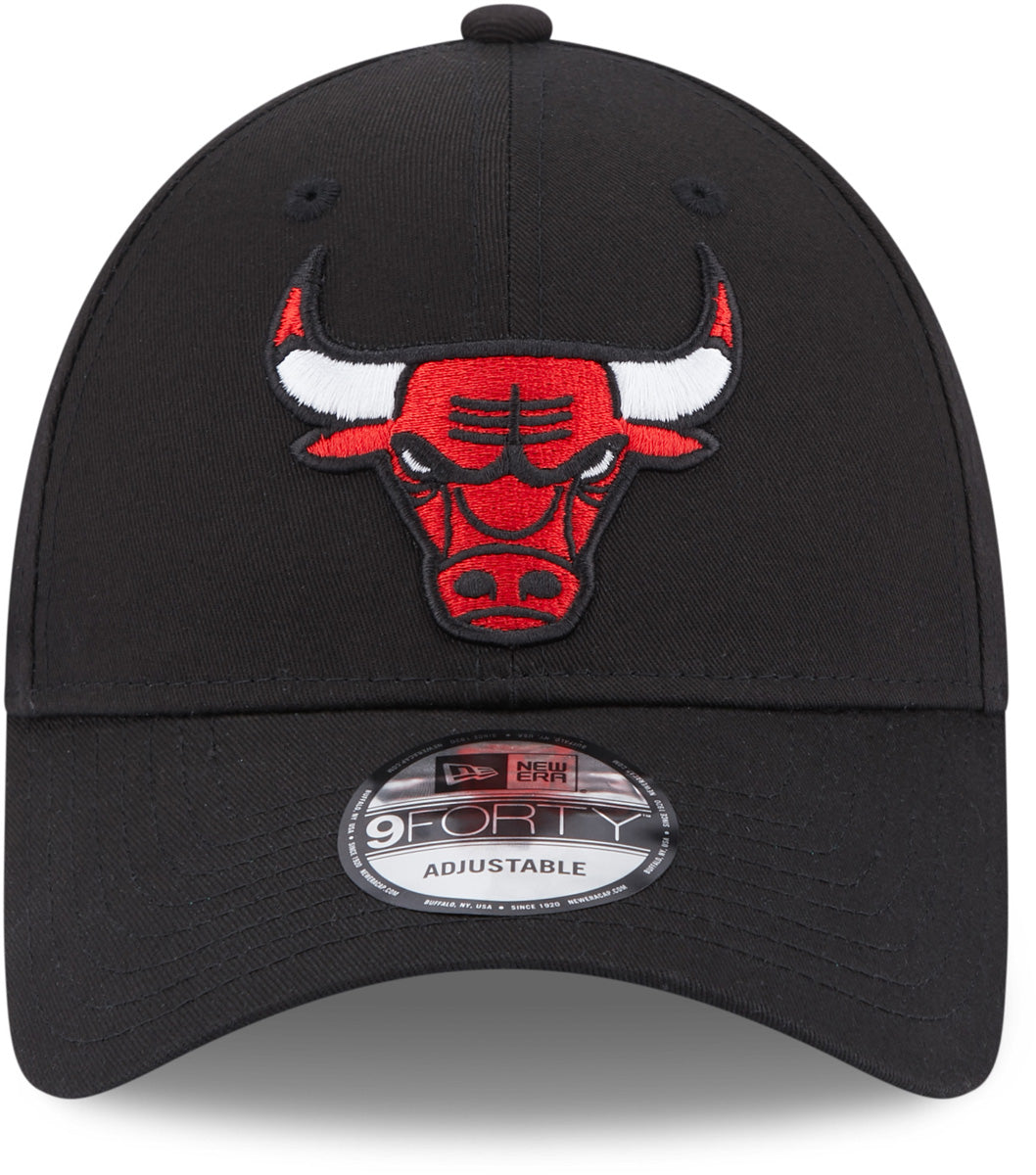 Chicago Bulls New Era NBA Team Black A-Frame Trucker Cap