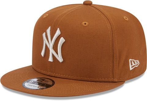New York Yankees New Era 9Fifty League Essential Tan Snapback Baseball Cap - lovemycap