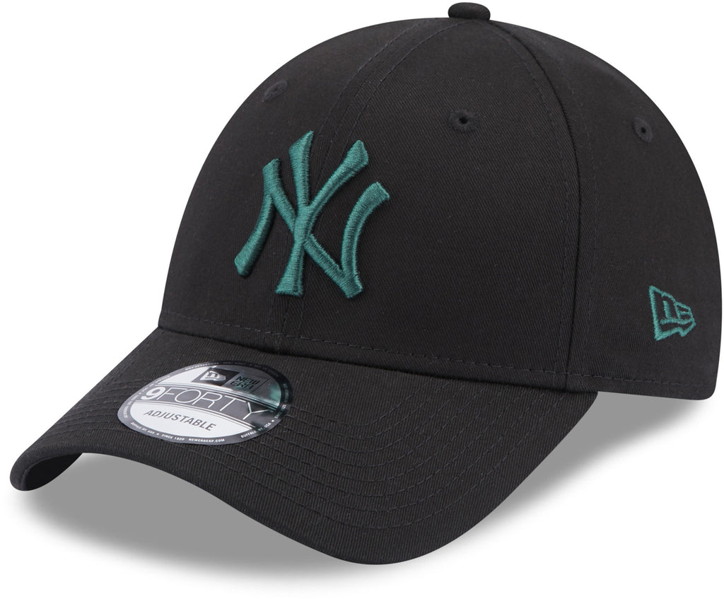 New York Yankees New Era 9Forty League Essential Black Baseball Cap - lovemycap